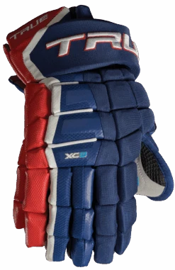 True Hockey True XC9 2020 Senior Hockey Gloves -True Hockey On Sale B2RAssets 770x1206 red blue 1