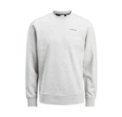 True Hockey X Jack & Jones Twist Sweat Crew Neck -True Hockey On Sale true hockey apparel twist sweat crew neck grey 2